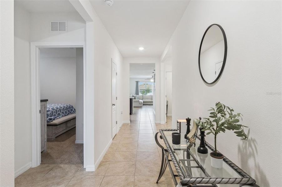 Furnished interior view inside a new home in Wind Meadows South, Bartow (Image 4).