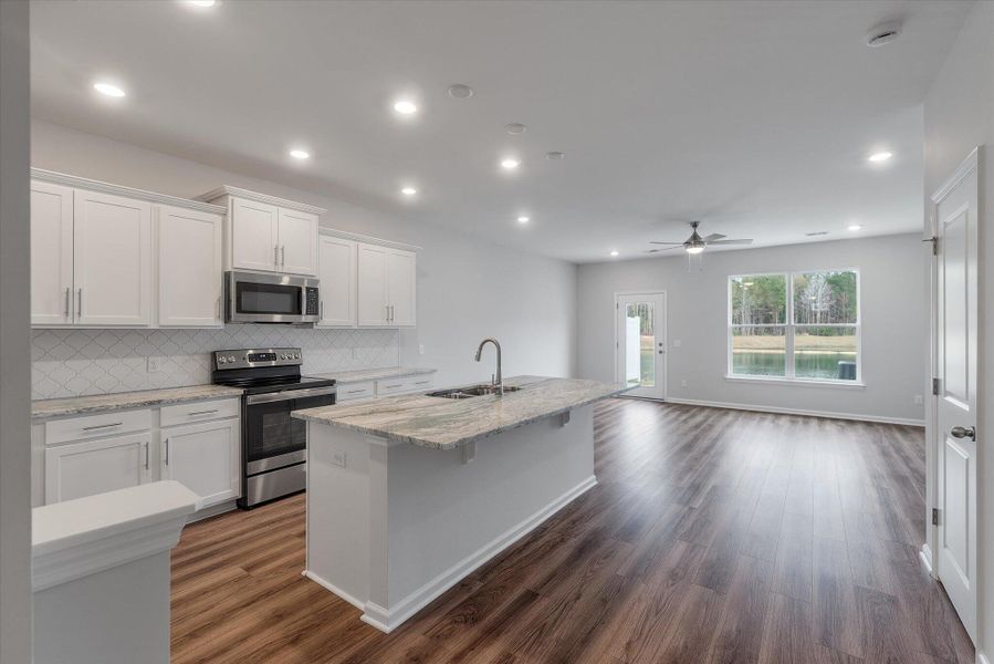 Furnished interior view inside a new home in , Goose Creek (Image 10). Furnished interior view inside a new home in , Goose Creek (Image 10).