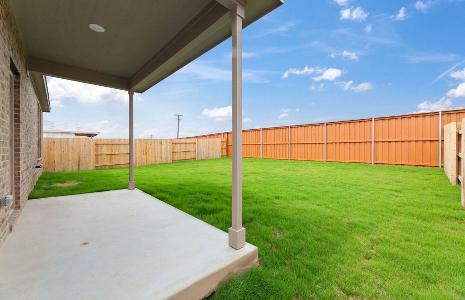 Covered Back Patio