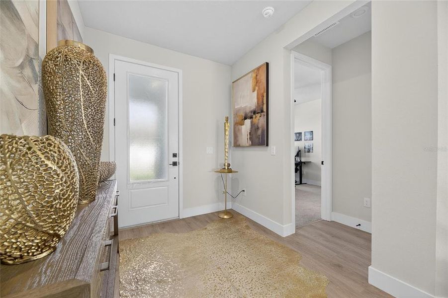 Furnished interior view inside a new home in The Peninsula at Rhodine Lake, Riverview (Image 10).