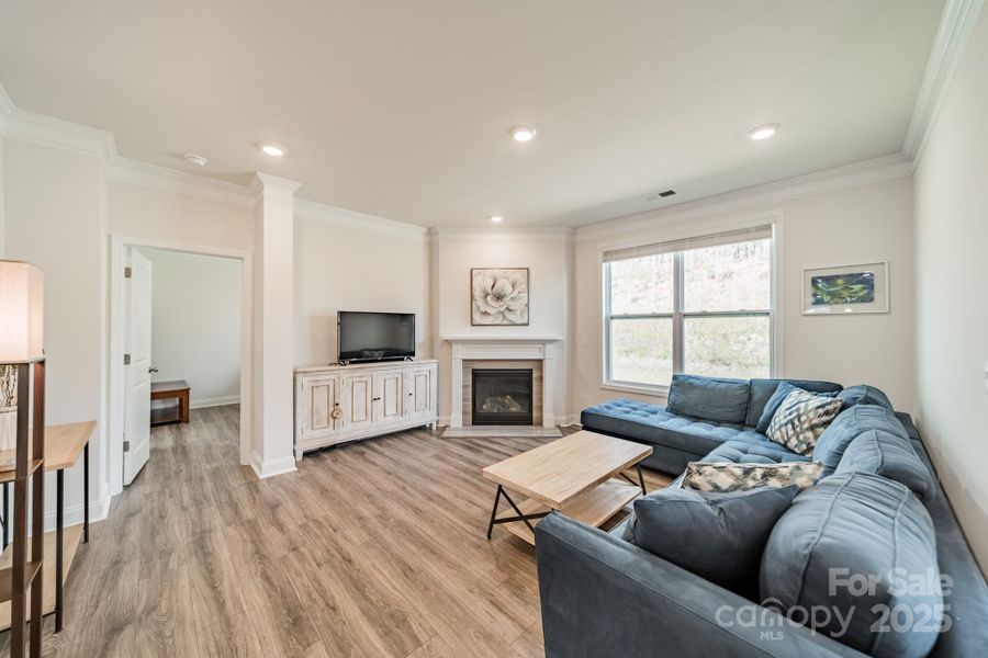 Furnished interior view inside a new home in , Charlotte (Image 19). Furnished interior view inside a new home in , Charlotte (Image 19).