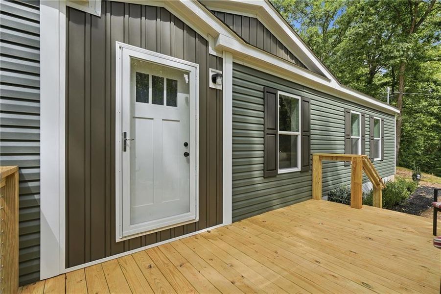 Exterior details and patio area of a home in , Sautee Nacoochee (Image 1). Exterior details and patio area of a home in , Sautee Nacoochee (Image 1).