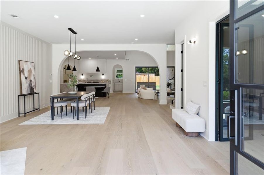 Furnished interior view inside a new home in , Lawrenceville (Image 5).