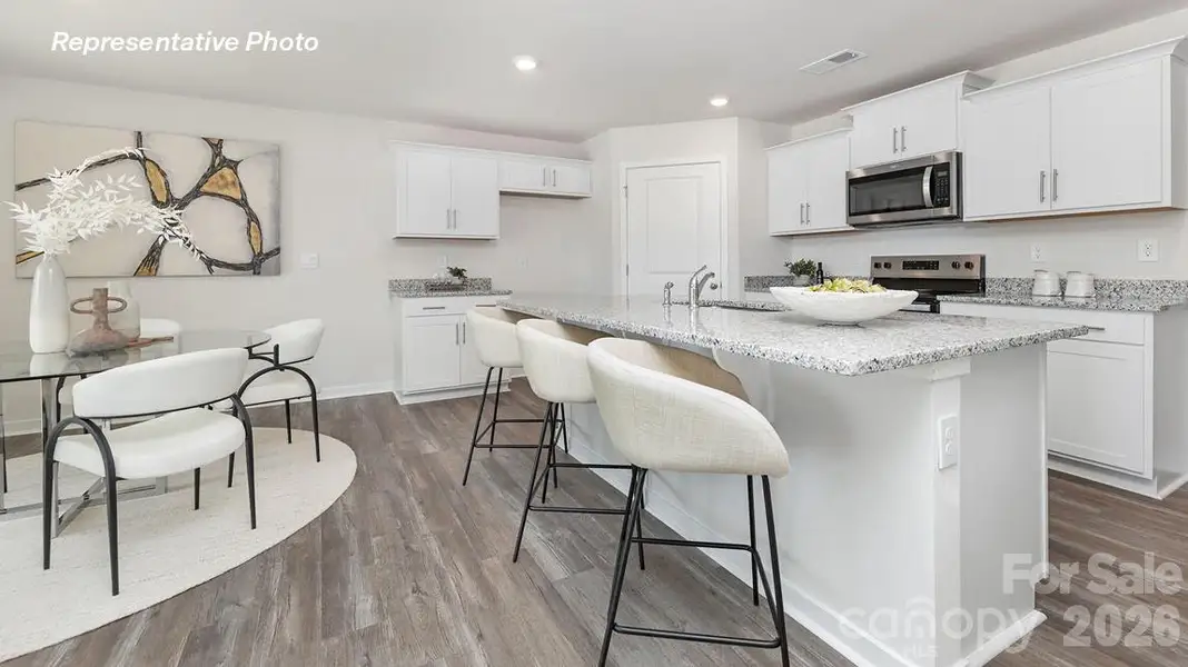 Furnished interior view inside a new home in Cline Village, Conover (Image 6).