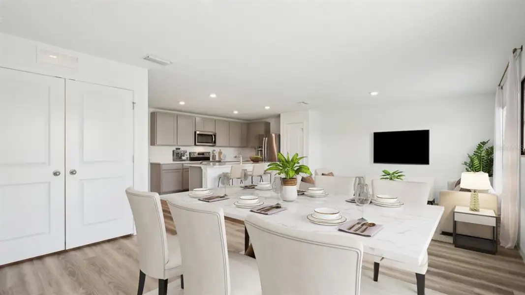 Furnished interior view inside a new home in Emerson Pointe, Ocala (Image 16).
