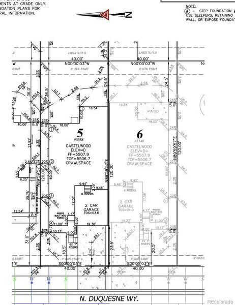 3358 N Duquesne Way Plot Plan 3358 N Duquesne Way Plot Plan