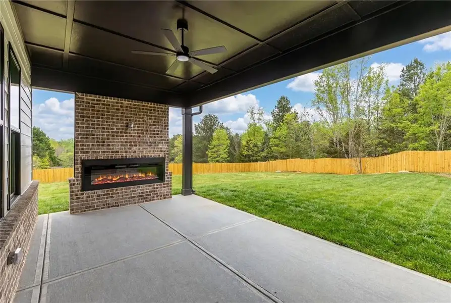 Exterior details and patio area of a home in , Pendergrass (Image 26).