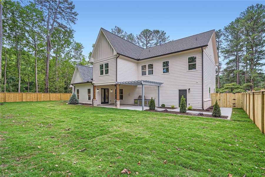 Exterior details and patio area of a home in , Snellville (Image 3).