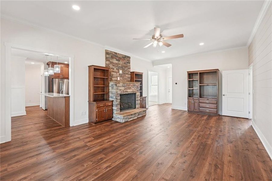 Spacious, unfurnished interior of a new home in , Canton (Image 20).