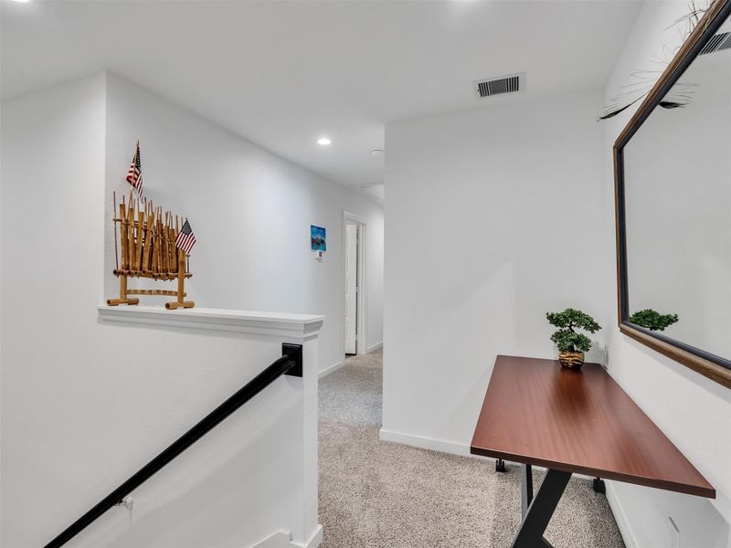 upstairs hallway