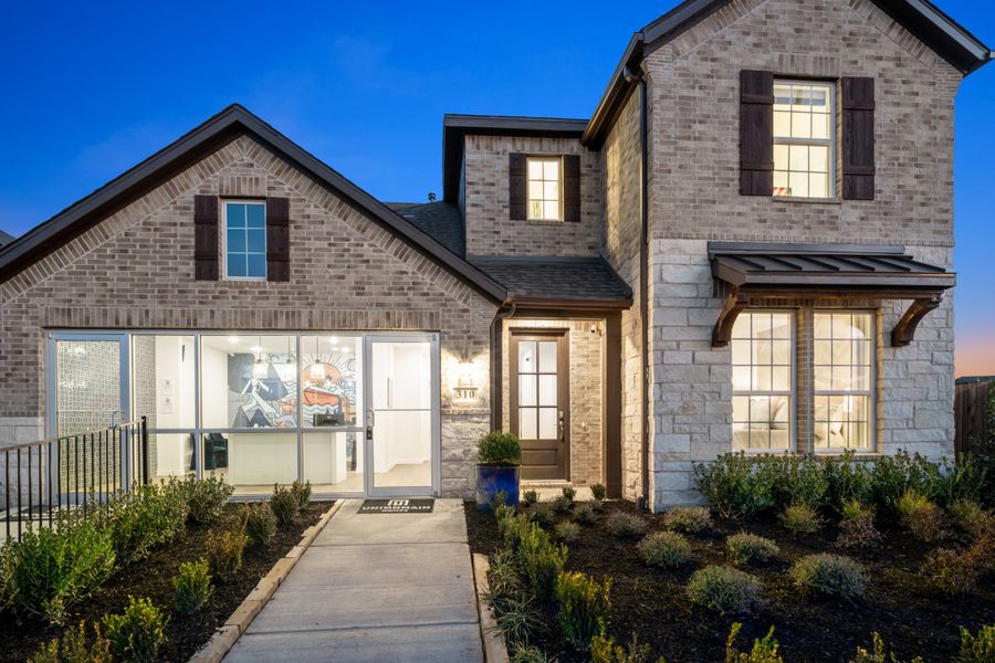 Representative exterior photo of a completed home built from the Salado by UnionMain Homes in Legacy Hills, Celina, TX (Image 32).