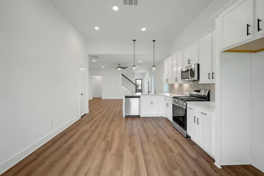 Furnished interior view inside a new home in Marvida, Cypress (Image 21).