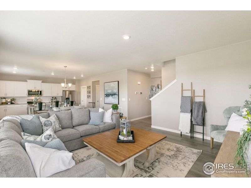 Furnished interior view inside a new home in Vista Meadows, Fort Lupton (Image 29). Furnished interior view inside a new home in Vista Meadows, Fort Lupton (Image 29).