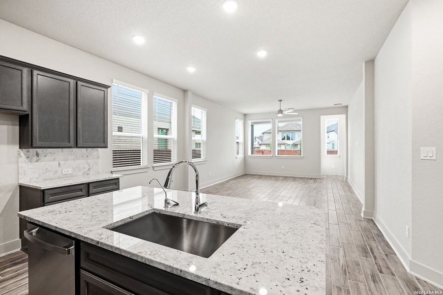 Furnished interior view inside a new home in Stillwater Ranch, San Antonio (Image 13).