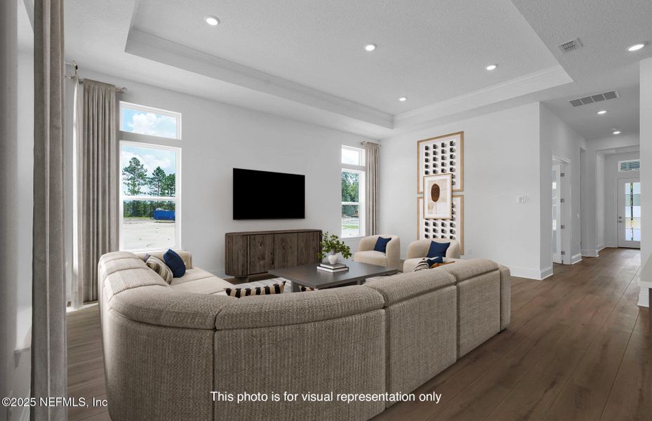 Furnished interior view inside a new home in Del Webb Saint Johns, St. Johns (Image 7).