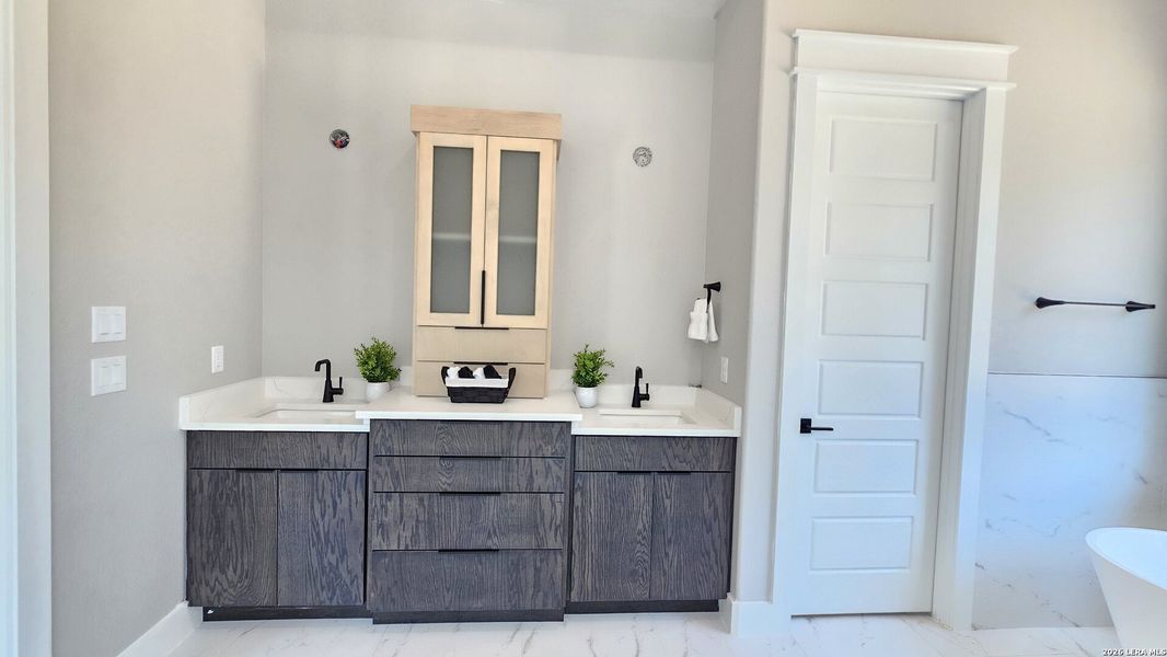 Furnished interior view inside a new home in , Adkins (Image 11).