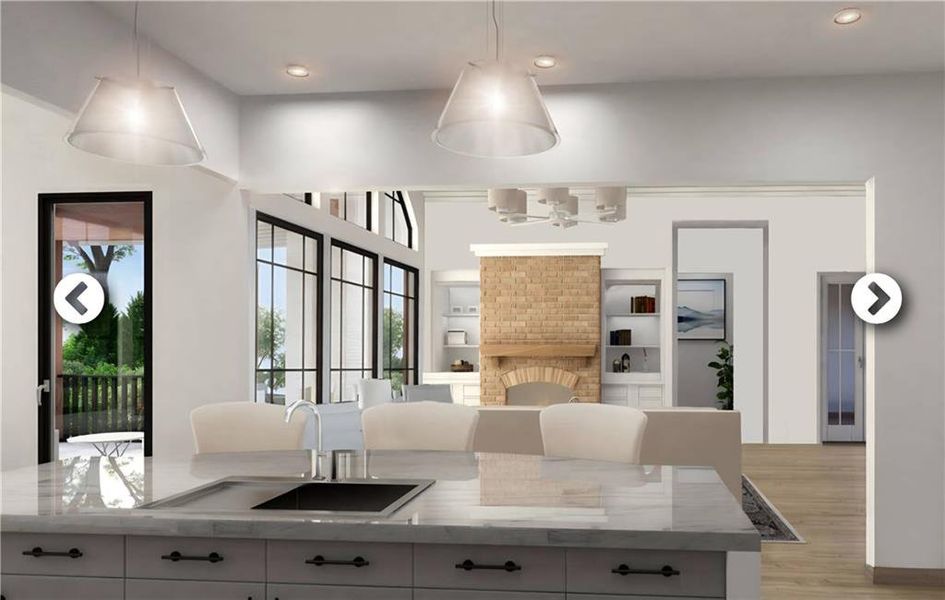 Furnished interior view inside a new home in , Conyers (Image 5).