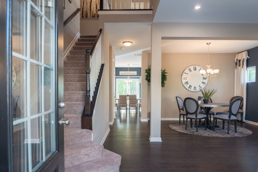 Representative furnished interior of a home built from the Cumberland by Fischer Homes in Bridle Run, Louisville (Image 5).