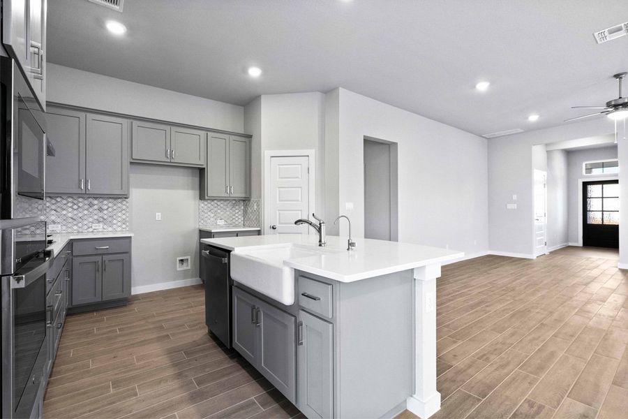 Furnished interior view inside a new home in Briarwood, Elgin (Image 5).