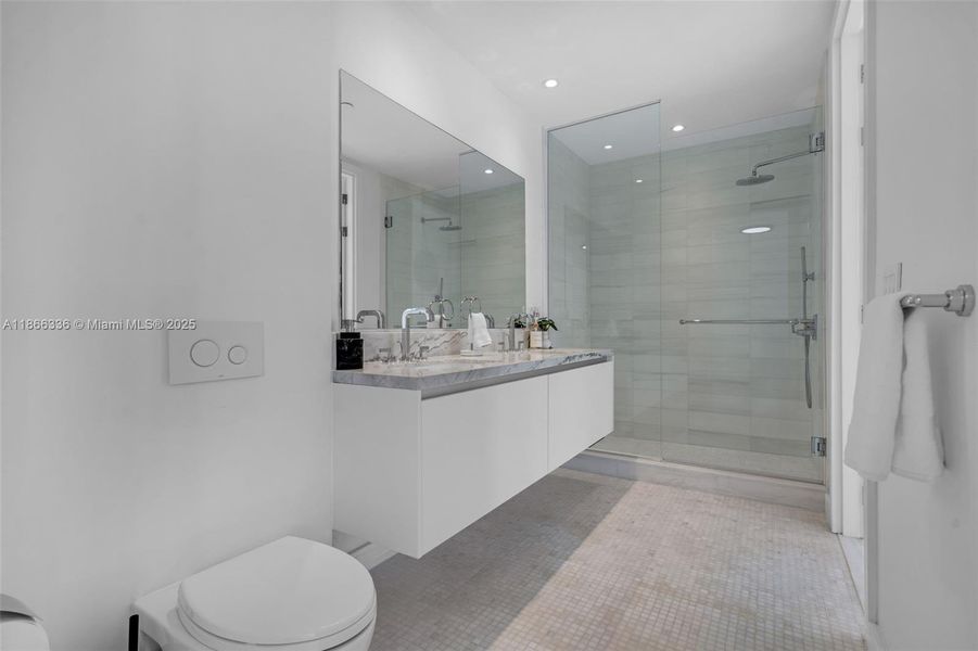 Furnished interior view inside a new home in , Miami (Image 10).