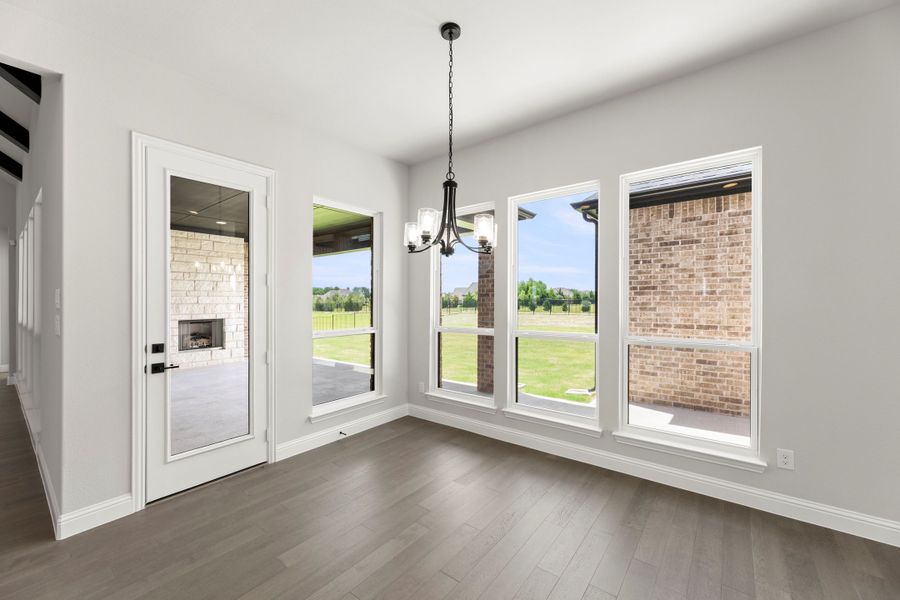 Representative unfurnished interior of a home built from the Derby by Windsor Homes in Ridge Pointe Estates, McLendon-Chisholm (Image 23).