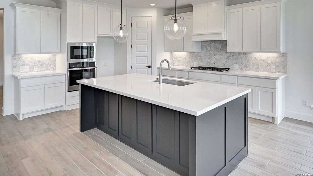 Furnished interior view inside a new home in Haby Hill, San Antonio (Image 10).