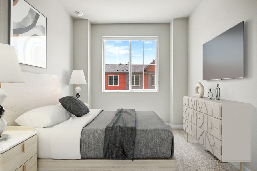 Furnished interior view inside a new home in Arras Park, Thornton (Image 10).