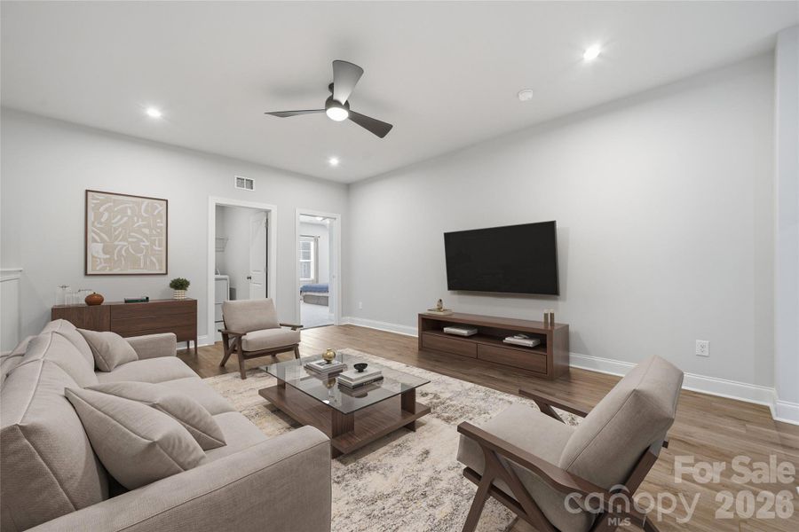Furnished interior view inside a new home in Tillery at Wilson Farms, Fort Mill (Image 19). Furnished interior view inside a new home in Tillery at Wilson Farms, Fort Mill (Image 19).