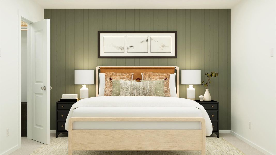 Furnished interior view inside a new home in Santa Fe Village, Cleveland (Image 7). Furnished interior view inside a new home in Santa Fe Village, Cleveland (Image 7).