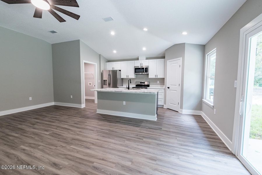 Furnished interior view inside a new home in , Florahome (Image 19).