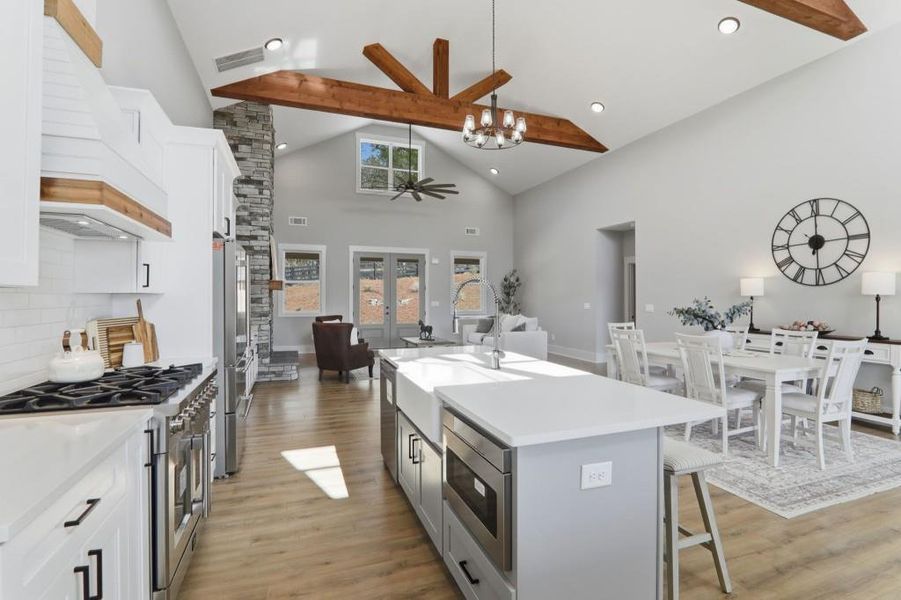 Furnished interior view inside a new home in , Senoia (Image 79).
