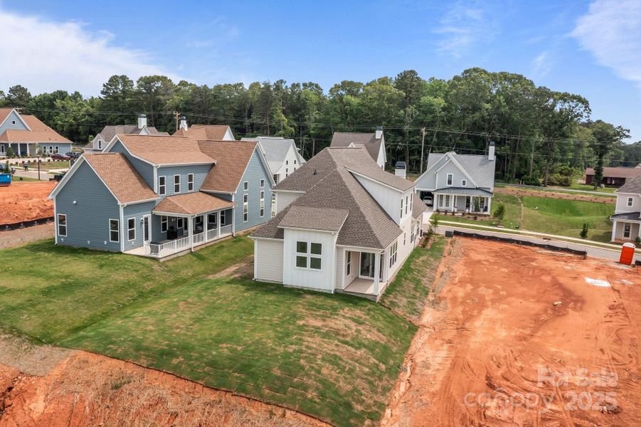 Front exterior of a new home in Lakeside Pointe, Sherrills Ford, NC, highlighting curb appeal (Image 2).