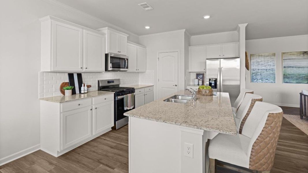 Representative furnished interior of a home built from the Booth by D.R. Horton in Whispering Springs, Maryville (Image 15).