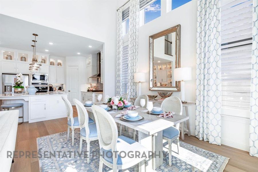 Furnished interior view inside a new home in Star Trail, Prosper (Image 29).