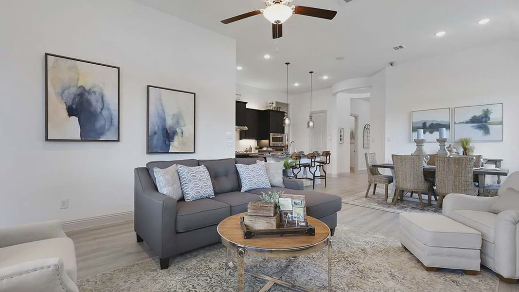 Model home photos of similar floorplans, not pictures of actual home.