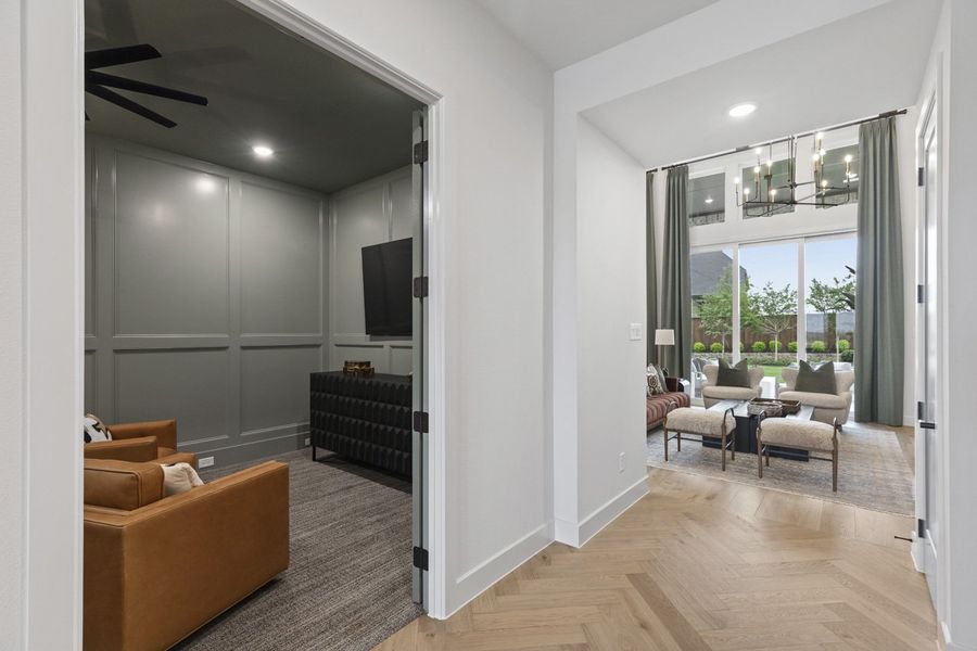 Representative Entertainment Room - some options shown