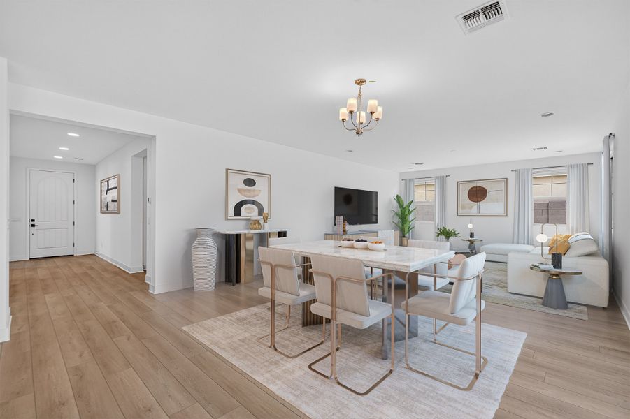 Furnished interior view inside a new home in Parkside, Avondale (Image 5).