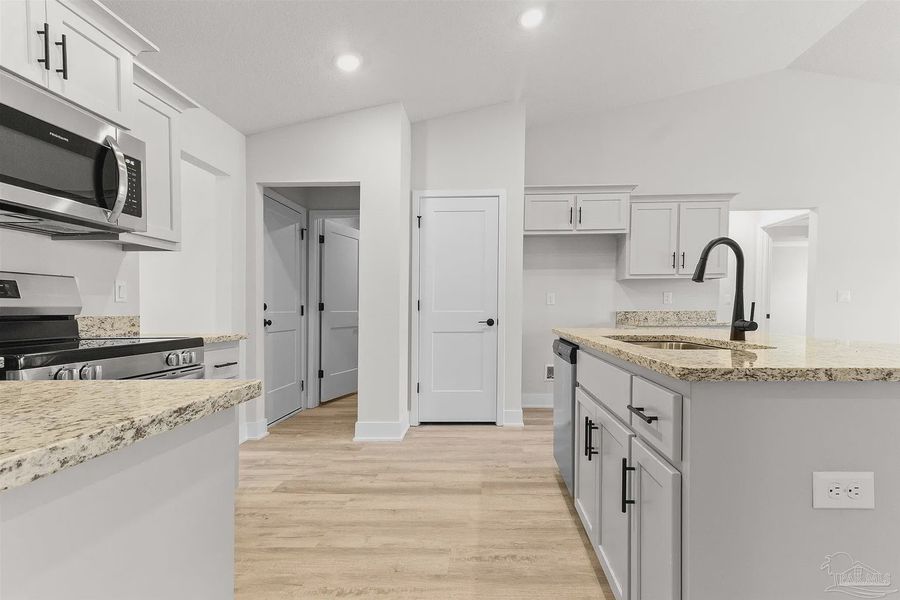 Furnished interior view inside a new home in Pecan Valley, Pensacola (Image 4).