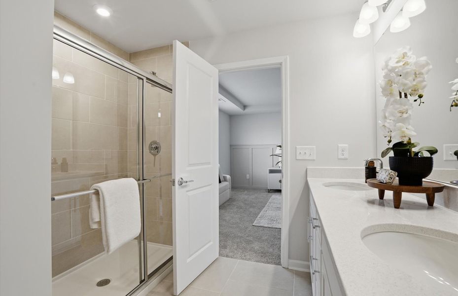 Furnished interior view inside a new home in Indigo Park, Easley (Image 19).