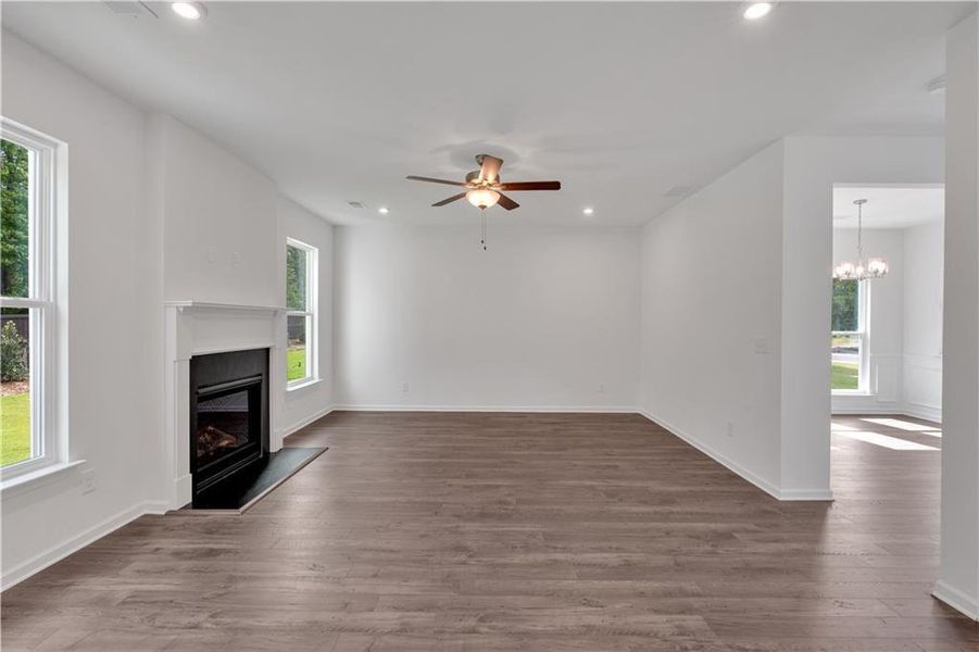 Spacious, unfurnished interior of a new home in The Overlook at Factory Shoals, Mableton (Image 18).