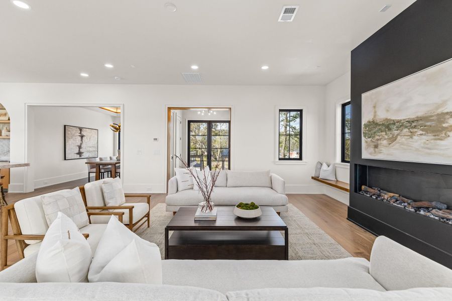 Furnished interior view inside a new home in , Charleston (Image 7).