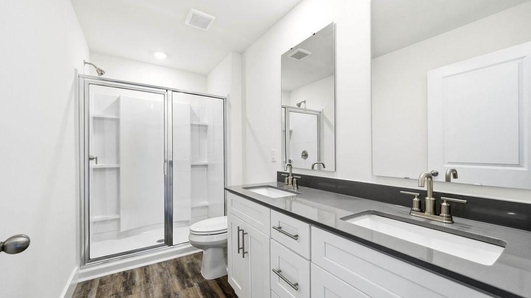 Furnished interior view inside a new home in The Arbor Townhomes, Kingsport (Image 8).