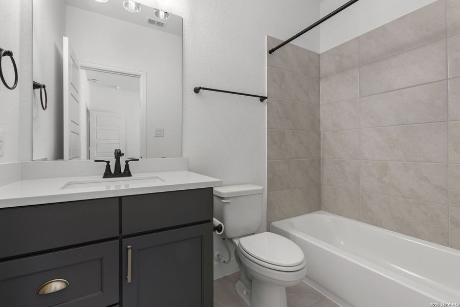Furnished interior view inside a new home in Esperanza, Boerne (Image 10).