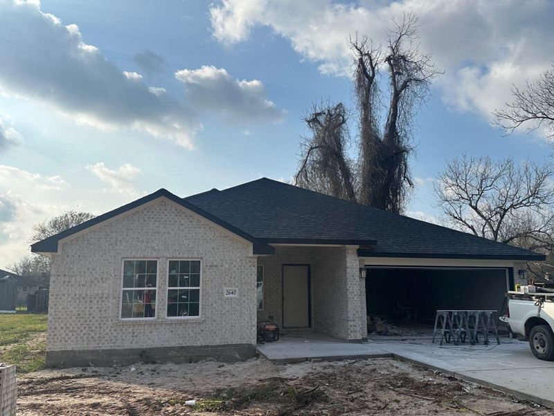 In-progress construction of a new home in , Brazoria, TX (Image 5).