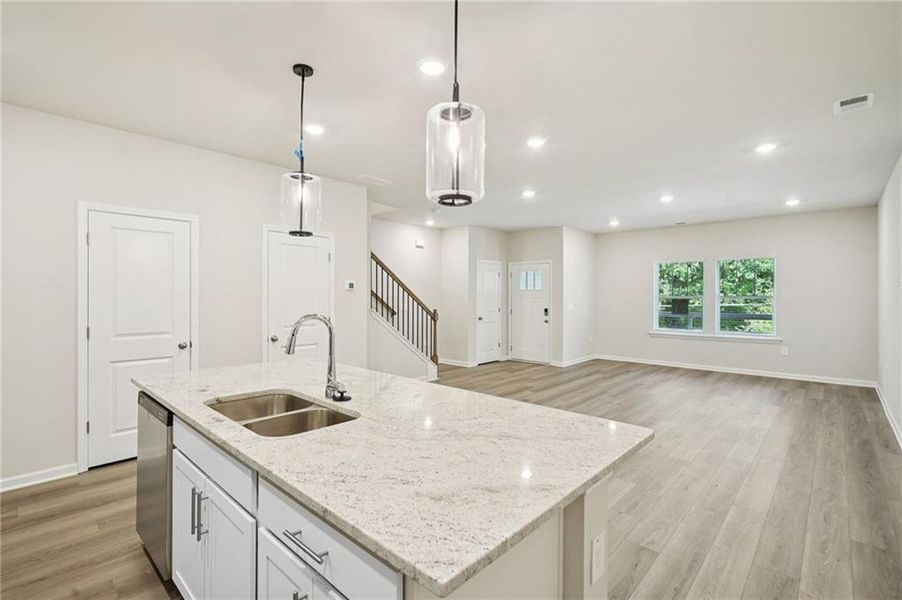 Furnished interior view inside a new home in Avalon - Vista Series, Conyers (Image 9).