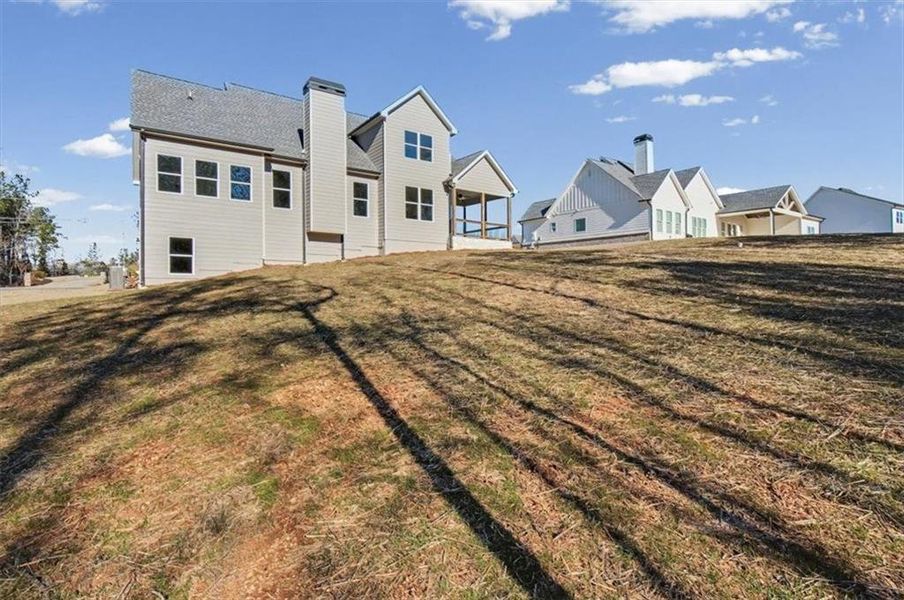 Exterior details and patio area of a home in , Waleska (Image 3).