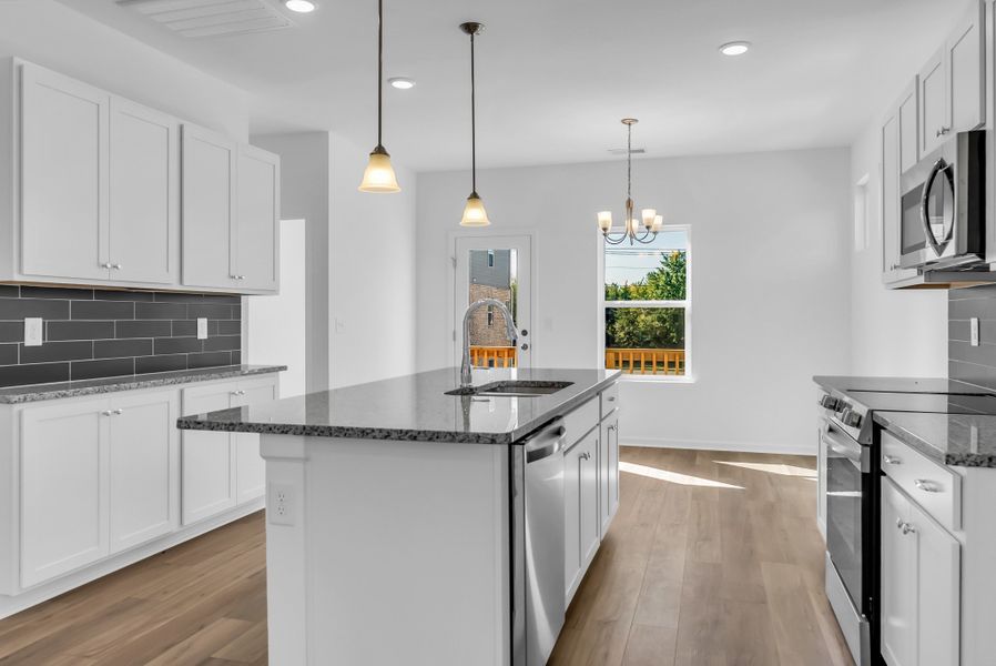 A bright kitchen makes a more fun place to prepare meals and entertain