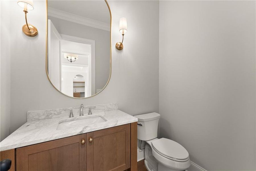 Furnished interior view inside a new home in , Flowery Branch (Image 29). Furnished interior view inside a new home in , Flowery Branch (Image 29).