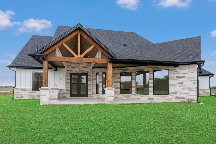 Exterior details and patio area of a home in , Bryan (Image 32).