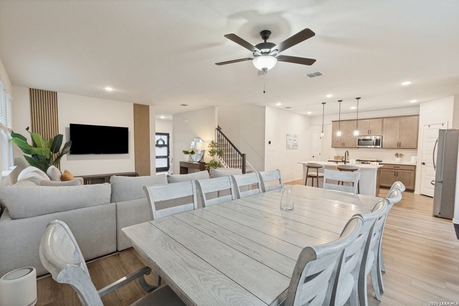 Furnished interior view inside a new home in Horizon Pointe, Converse (Image 5).